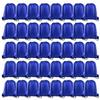 KUUQA 40Pcs Blue Drawstring Backpack Bags Sack Drawstring Bags Bulk String Backpack Storage Bags for Sport Gym Traveling view 1