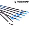 500 Spine Arrow 28.5 Inch Arrow Target Practice Arrow Hunting Arrow Carbon Arrows Compound Bow Recurve Bow Adult Youth Archery Indoor Outdoor Shooting Field Tip 12pc view 3