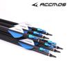 500 Spine Arrow 28.5 Inch Arrow Target Practice Arrow Hunting Arrow Carbon Arrows Compound Bow Recurve Bow Adult Youth Archery Indoor Outdoor Shooting Field Tip 12pc view 4
