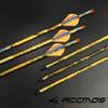 ACCMOS 500 Spine Arrow 29 Inch Arrow Target Practice Arrow Hunting Arrow Carbon Arrows Compound Bow Recurve Bow Adult Youth Archery Indoor Outdoor Shooting Field Tip 12pc Camo view 3