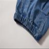 Mud Kingdom Toddler Girls Fashion Denim Shorts Elastic Waist Wide Leg Opening Blue 4T view 4