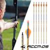 500 Spine Arrow 24 Inch Arrow Target Practice Arrow Hunting Arrow Carbon Arrows Compound Bow Recurve Bow Adult Youth Archery Indoor Outdoor Shooting Field Tip 12pc Camo view 4
