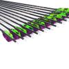 500 Spine Arrow 24 Inch Arrow Target Practice Arrow Hunting Arrow Carbon Arrows Compound Bow Recurve Bow Adult Youth Archery Indoor Outdoor Shooting Field Tip 12pc view 3