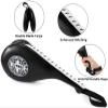 Nicunom 2 Pack Taekwondo Kick Pads, Durable Striking Pad Target TKD Karate Martial Arts Strike Targets Kickboxing Training, Black view 3
