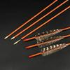500 Spine Arrow 24 Inch Arrow Target Practice Arrow Hunting Arrow Carbon Arrows Compound Bow Recurve Bow Adult Youth Archery Indoor Outdoor Shooting Bullet Tip 12pc Wooden Wood-Like view 3