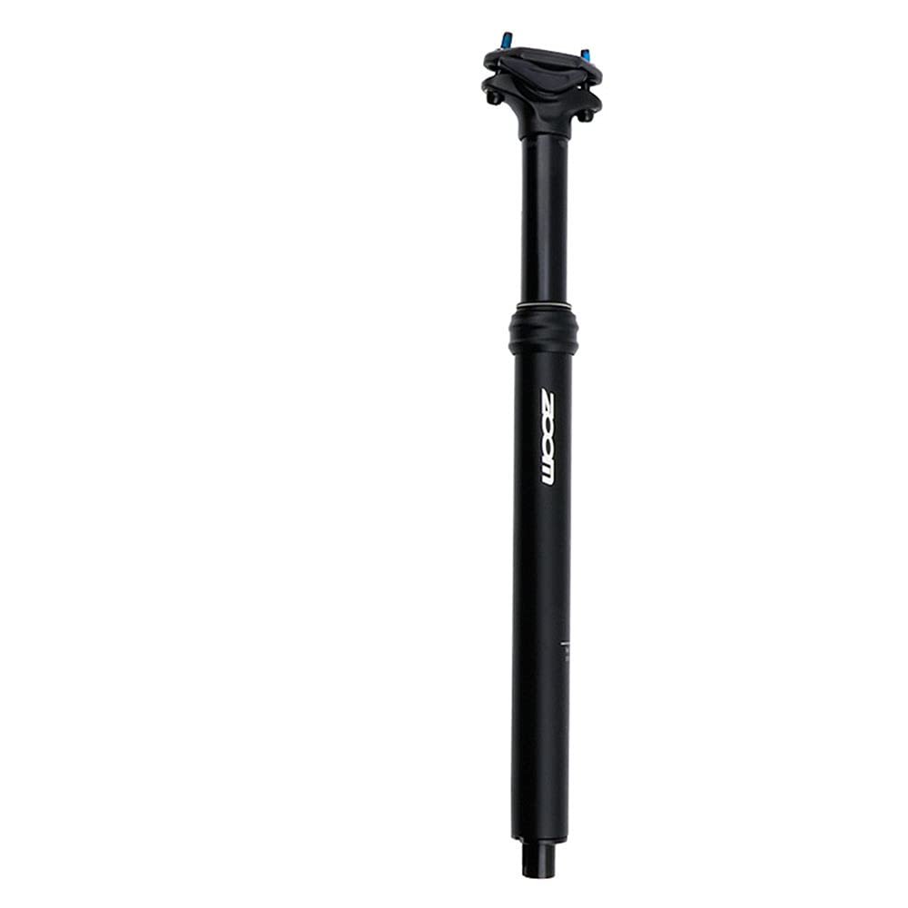 CATAZER MTB Dropper Seatpost Height Adjustable Internal External Routing 100mm Travel Bike Dropper Seat Post 30.9/31.6mm 375mm (30.9x400mm Internal)