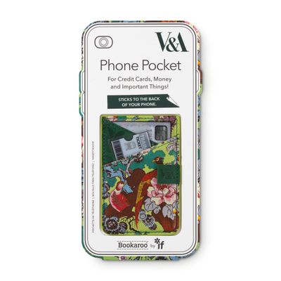 IF V & A Bookaroo Phone Pocket Sundour Pheasant Green