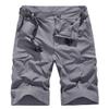 Cargo Fishing Shorts Mens Lightweight Working Hiking Shorts Knee Length Short Elastic Waist Zipper Pokcets view 1
