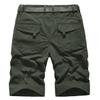 Cargo Fishing Shorts Mens Lightweight Working Hiking Shorts Knee Length Short Elastic Waist Zipper Pokcets view 2