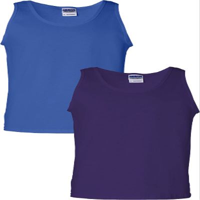 Gildan Mens Ultra Cotton Tank Top Royal/Purple