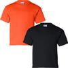 Gildan Kids' Ultra Cotton Youth T-Shirt, 2-Pack SML-Orange-Black view 1