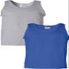Gildan 6.1 oz Cotton Tank Top G220 Sport Grey/Royal view 1