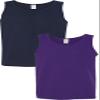 Gildan 5200 - Heavy Cotton Tank Top Navy/Purple view 1