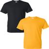 Gildan Mens DryBlend 50 Cotton/50 Poly T-Shirt Black/Gold view 1