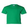 Gildan Kids' Ultra Cotton Youth T-Shirt, 2-Pack LRG-Irishgreen-Sportgrey view 1