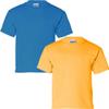 Gildan Kids' Ultra Cotton Youth T-Shirt, 2-Pack MED-Sapphire-Gold view 1