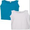 Gildan 5200 - Heavy Cotton Tank Top Sapphire/White view 1