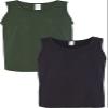 Gildan 5200 - Heavy Cotton Tank Top Forest Green/Black view 1