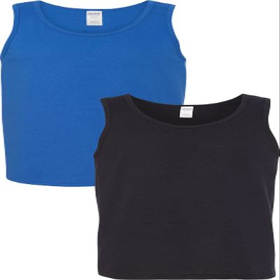 Gildan 5200 - Heavy Cotton Tank Top Royal/Black