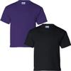 Gildan Kids' Ultra Cotton Youth T-Shirt, 2-Pack XL-Purple-Black view 1