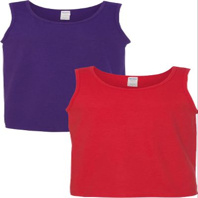 Gildan 5200 - Heavy Cotton Tank Top Purple/Red
