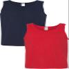 Gildan 5200 - Heavy Cotton Tank Top Navy/Red view 1