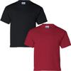 Gildan Kids' Ultra Cotton Youth T-Shirt, 2-Pack XS-Black-Cardinal view 1