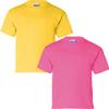 Gildan Kids' Ultra Cotton Youth T-Shirt, 2-Pack MED-Daisy-Heliconia view 1