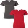 Gildan Women's Heavy Cotton Adult T-Shirt, 2-Pack Charcoal ed view 1
