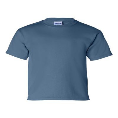 Gildan Kids' Ultra Cotton Youth T-Shirt, 2-Pack XL-Indigo-Ash