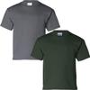 Gildan Kids' Ultra Cotton Youth T-Shirt, 2-Pack LRG-Charcoal-Forest view 1