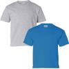 Gildan Kids' Ultra Cotton Youth T-Shirt, 2-Pack MED-Sportgrey-Sapphire view 1