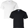 Gildan Kids' Ultra Cotton Youth T-Shirt, 2-Pack XS-White-Black view 1