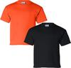 Gildan Kids' Ultra Cotton Youth T-Shirt, 2-Pack XS-Orange-Black view 1