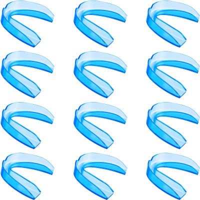 BBTO 20 Pieces Sports Mouth Guard Boxing Mouth Protection Athletic Mouthpiece for Football Basketball Hockey Karate Rugby Match(Blue,Adult (11 yrs & Above))