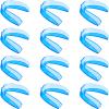 BBTO 20 Pieces Sports Mouth Guard Boxing Mouth Protection Athletic Mouthpiece for Football Basketball Hockey Karate Rugby Match(Blue,Adult (11 yrs & Above))