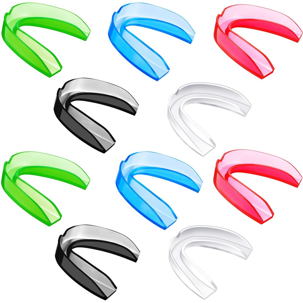 BBTO 20 Pieces Sports Mouth Guard Boxing Mouth Protection Athletic Mouthpiece for Football Basketball Hockey Karate Rugby Match(Chic Colors Set,Adult (11 yrs & Above))