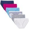 Hanes Ultimate Women's 6-Pack Breathable Cotton Bikini Panty view 1