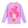 TFJH E 2-Piece Girls Swimsuits Long Sleeve Rashguard Set UPF 50+ Sunsuits 5t 6t Girl Pink Long 6A view 2