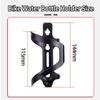 VGEBY Water Bottle Cage, Cycling Drinking Bottle Holder Aluminum Alloy Bike Bottle Cage for Road Mountain Bikes (Black) portinggoods Cycling Racking and Storage view 3