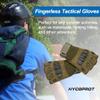 HYCOPROT Fingerless Gloves, Knuckle Protective Breathable Lightweight Outdoor Gloves for Hunting, Shooting, Climbing, Motorcycling view 4