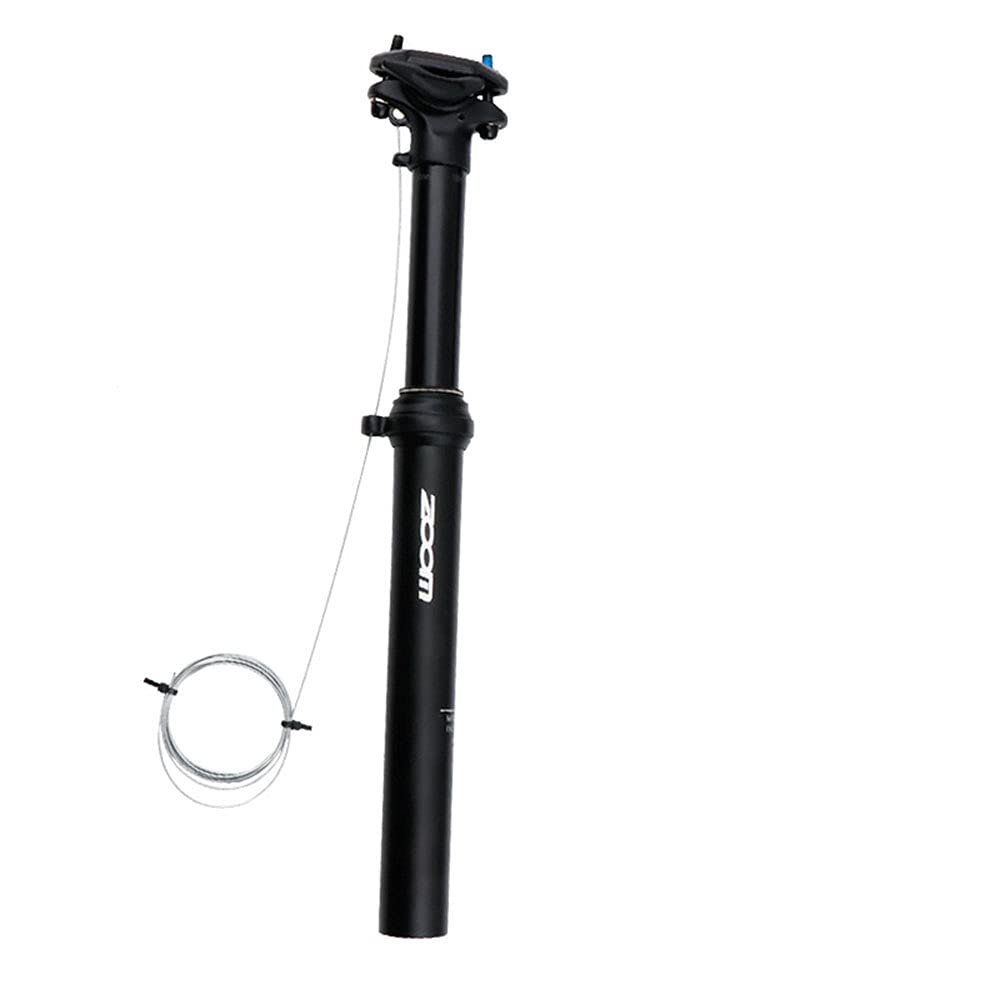 CATAZER MTB Dropper Seatpost Height Adjustable Internal External Routing 100mm Travel Bike Dropper Seat Post 30.9/31.6mm 375mm (30.9x375mm External)