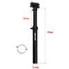 CATAZER MTB Dropper Seatpost Height Adjustable Internal External Routing 100mm Travel Bike Dropper Seat Post 30.9/31.6mm 375mm (31.6x375mm External) view 3