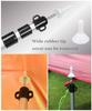 HIKEMAN Tent Poles Camping Poles for Tarp Awning Canopy Porch Sun Sails Tarpaulin Headroom Aluminium Adjustable Telescoping(4pcs,Black) view 4
