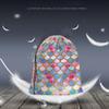 Beabes Mermaid Scales Drawstring Bags Backpack Bag Watercolor Animal Fish Mermaid Tale Pattern Cool Design Modern Sport Gym Sack Drawstring Bag String Bag Yoga Bag for Men Women view 2