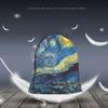 Beabes Drawstring Bags Backpack Bag Starry Night Classic Art Painting Moon Star Universe Vivid Color Magic Sport Gym Sack Drawstring Bag String Bag Yoga Bag for Men Women view 2