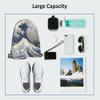 Beabes Japanese Style Wave Drawstring Backpack Bag The Great Wave Off Kanagawa Ocean Series Strong Power Magic Sport Gym Sack Drawstring Bag String Bag Yoga Bag for Men Women view 3