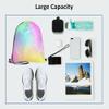 Beabes Abstract Rainbow Drawstring Bags Backpack Bag Dye Gradient Art Color Green Blue Colorful Pattern Design Sport Gym Sack Drawstring Bag String Bag Yoga Bag for Men Women view 3