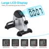 himaly Mini Exercise Bike, Under Desk Bike Pedal Exerciser Portable Foot Cycle Arm & Leg Peddler Machine with LCD Screen Displays view 2