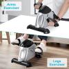 himaly Mini Exercise Bike, Under Desk Bike Pedal Exerciser Portable Foot Cycle Arm & Leg Peddler Machine with LCD Screen Displays view 3